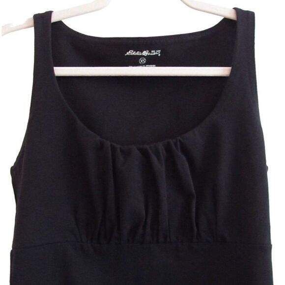 Eddie Bauer Black Cotton Stretch Tank Top XS - Picture 2 of 3